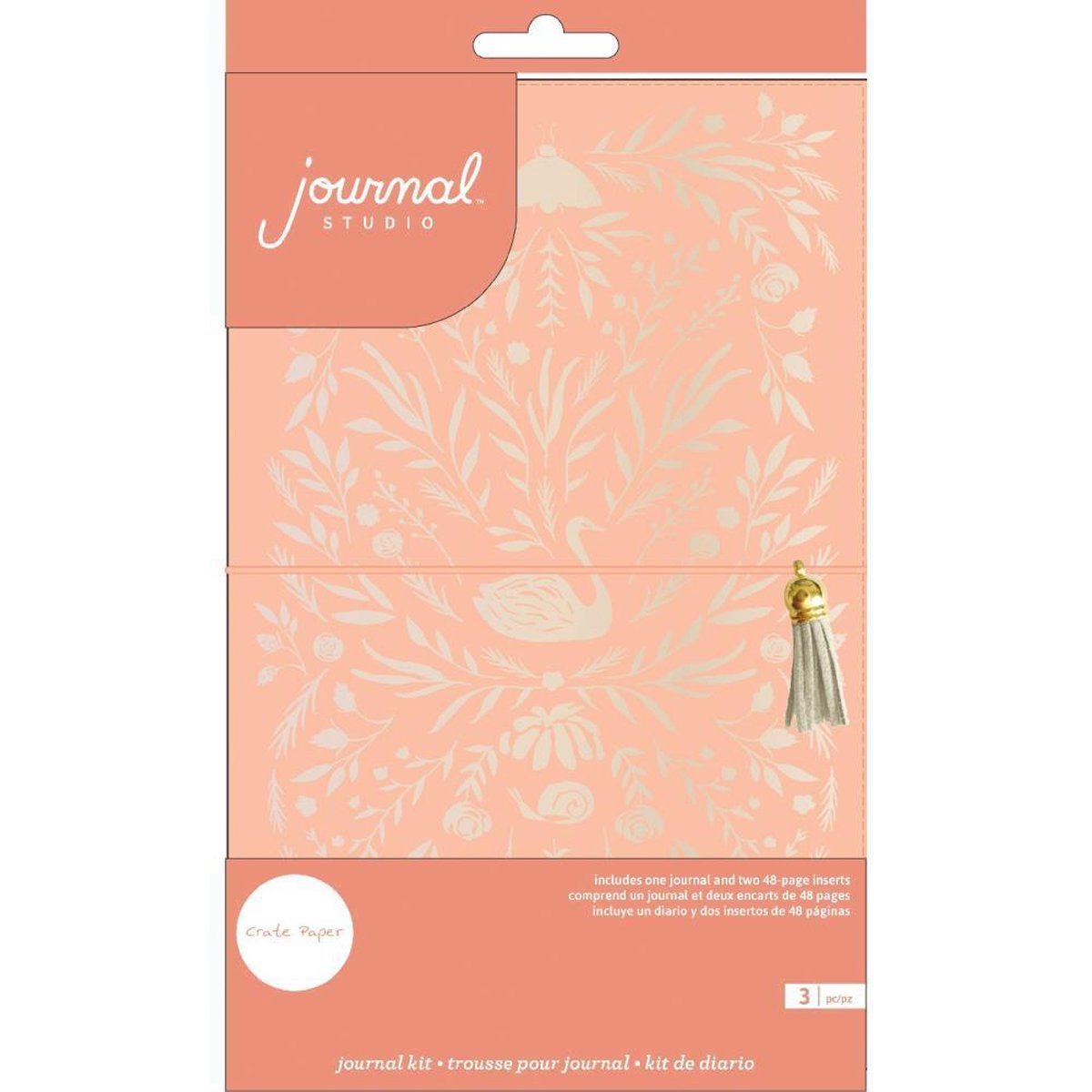 American Crafts - Journal Studio Kit - Zwaan - 48 Pagina's