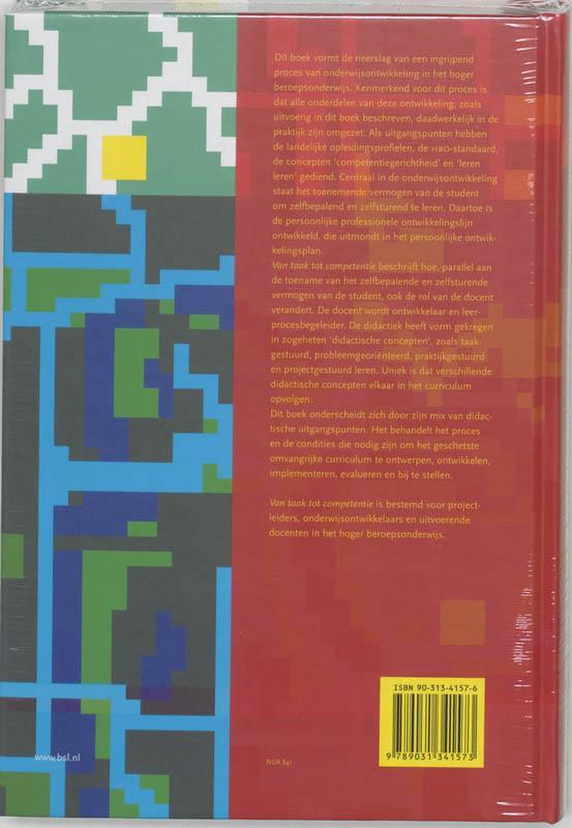 Van Taak Tot Competentie - back cover