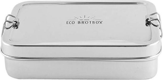 Ondraaglijk Baleinwalvis Afm Eco-Brotbox RVS Lunchbox XL | bol.com