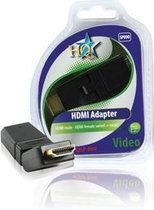 HQ kabeladapters/verloopstukjes Adapter HDMI mannelijk - HDMI vrouwelijk swivel + rotate