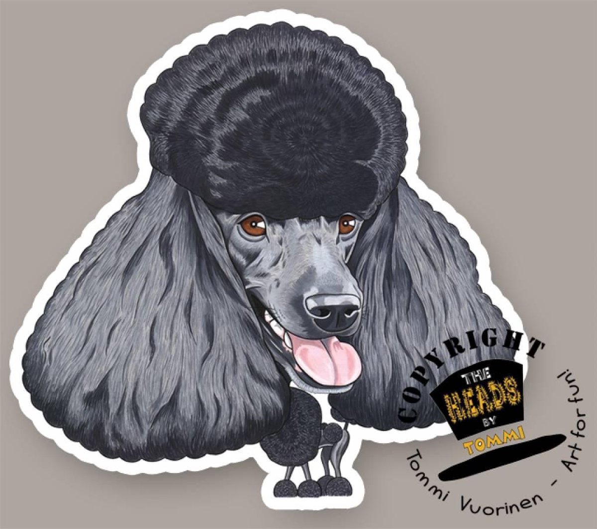 Magneet Hond Poedel
