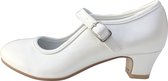 Chaussures de princesse / chaussures espagnoles chaussures de mariée - communion ivoire blanc - taille 25 (taille intérieure 16,5 cm) avec robe