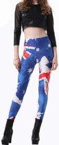 3D Vlaggen Print Legging (Australië)