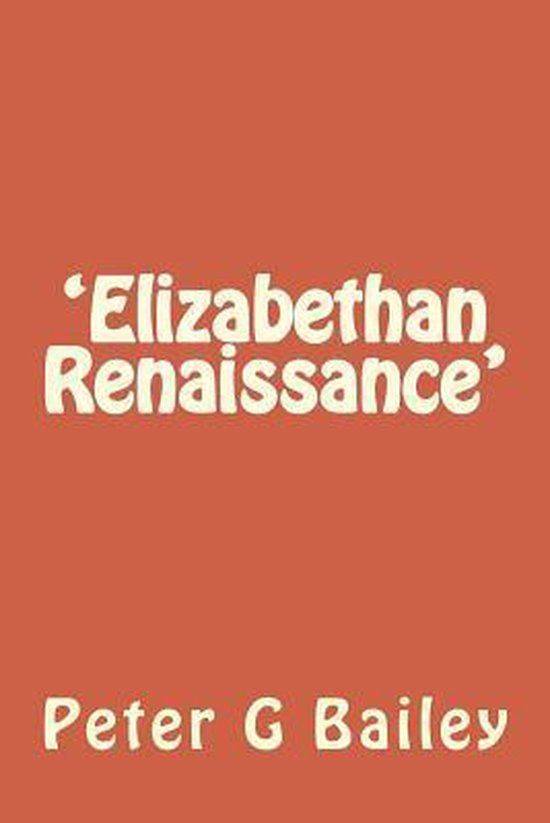 'Elizabethan Renaissance' - cover
