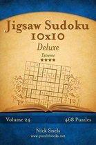 Jigsaw Sudoku 10x10 Deluxe - Extreme - Volume 24 - 468 Logic Puzzles