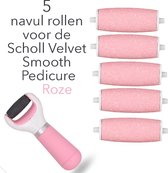 5 vervangingsrollen voor de Scholl Velvet Smooth-pedicure Roze