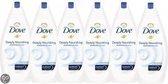 Dove Douchegel Deeply Nourishing - 6 x 500ml - voordeelverpakking