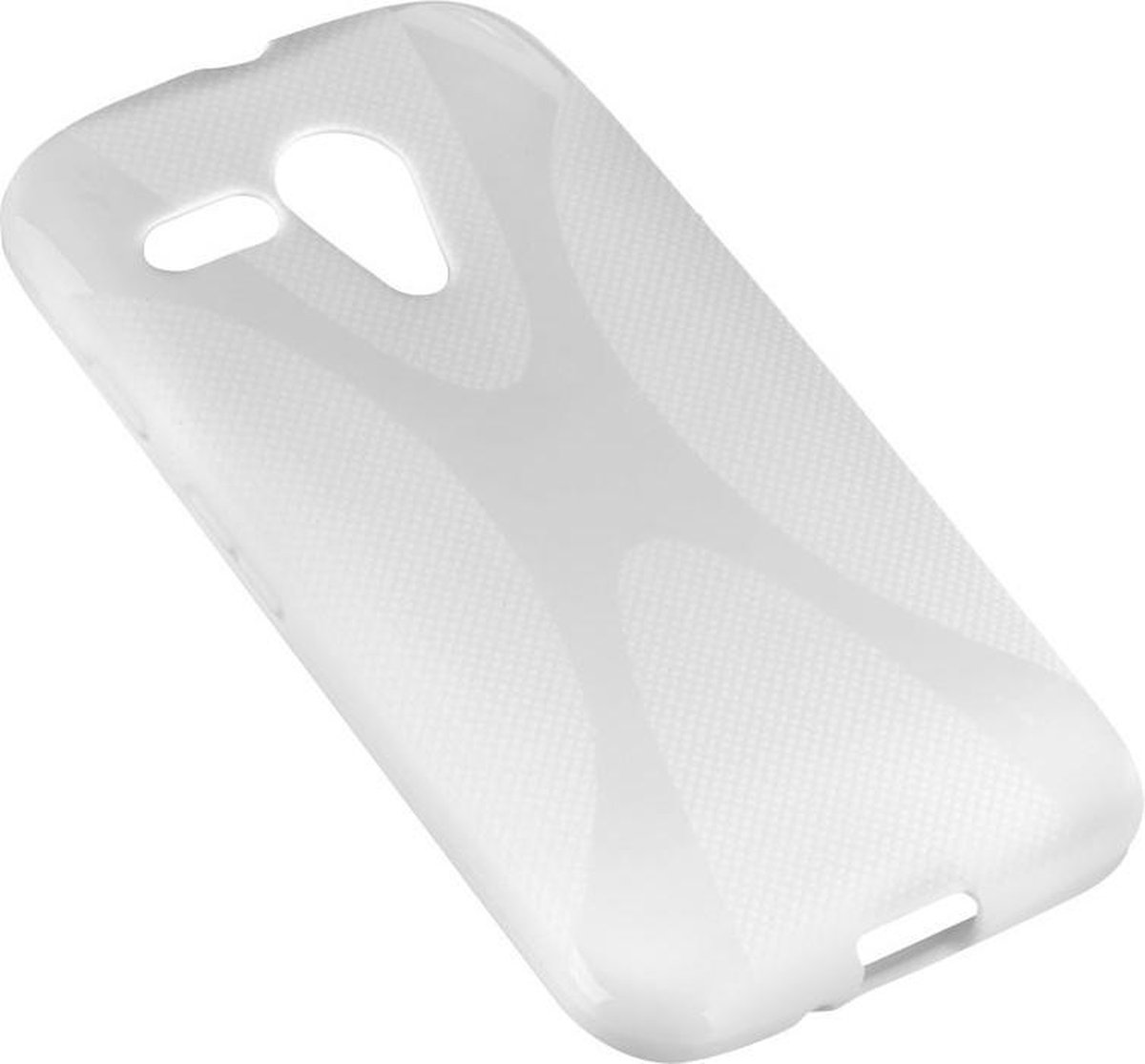 TPU Siliconen Case Voor Motorola Moto G X design Wit