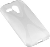 TPU Siliconen Case Voor Motorola Moto G X design Wit