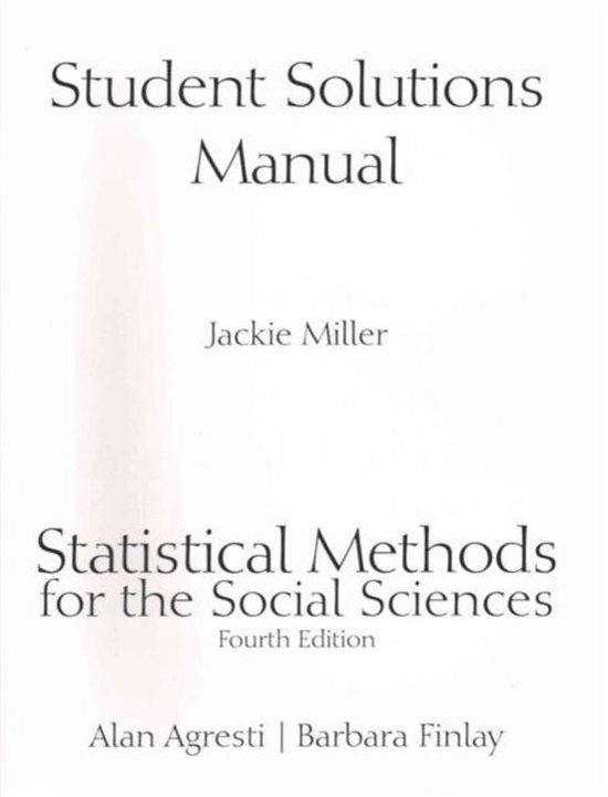 Statistical Methods for the Social Sciences - cover