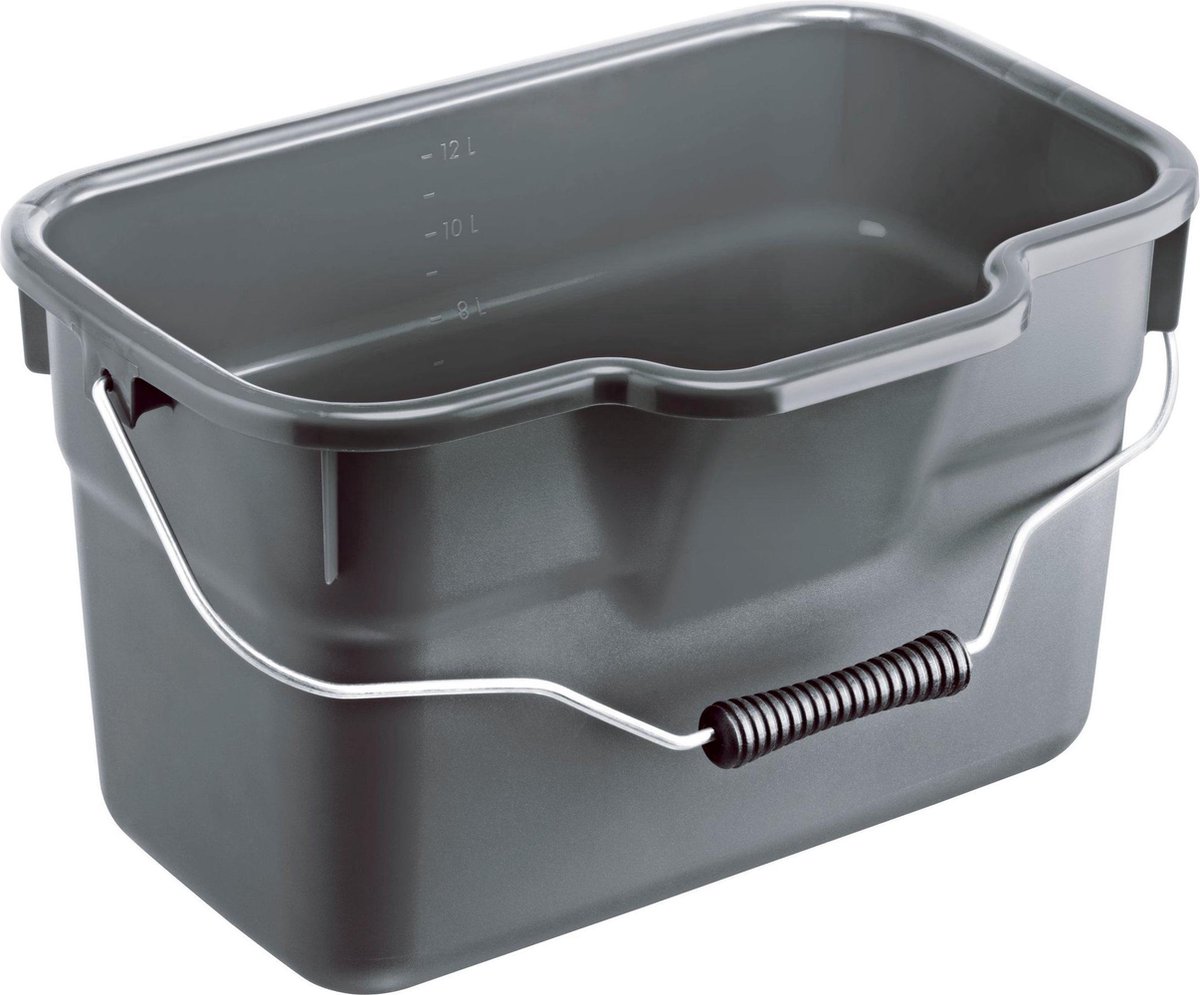 Goedkoopste Rotho 17527 12l Rechthoekig Polypropyleen (PP) Antraciet wasmand