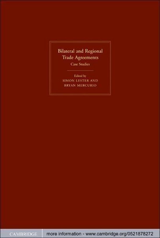 Bilateral and Regional Trade Agreements - Bilateral and Regi ... - cover
