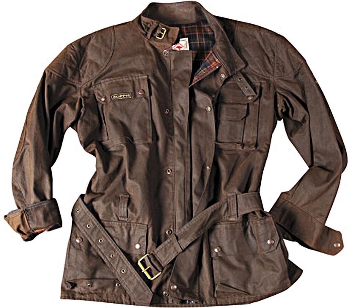 Waxjas Scippis Cruiser Jacket bruin maat M