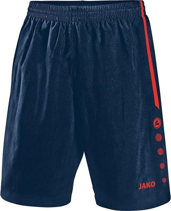 Jako - Shorts Turin - Korte broek Junior Blauw - 116 - marine/flame