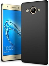 Zwart TPU siliconen case backcover hoesje voor Huawei Y3 2017