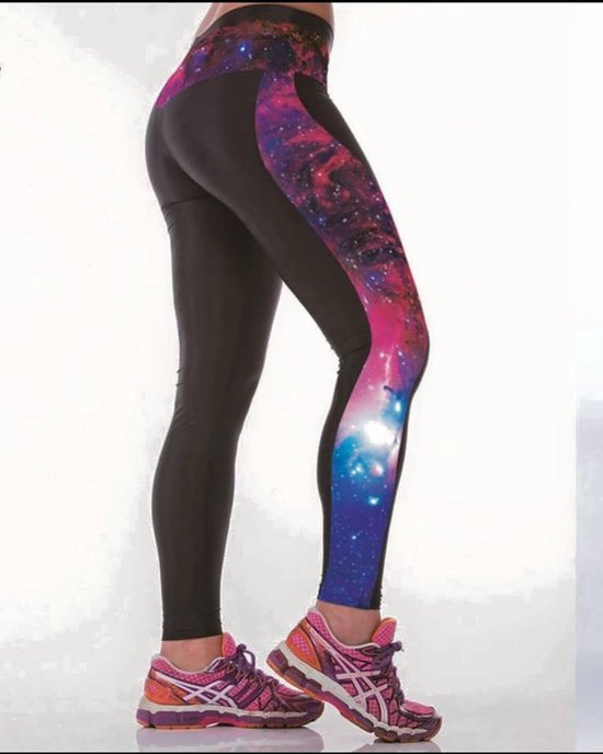 Dames 3D Galaxy Print Sport Lopen Yoga Pants Broeken Leggin | bol.com