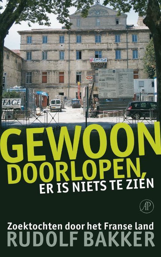 Cover van het boek 'Gewoon doorlopen, er is niets te zien'