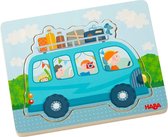 Haba Vormenpuzzel Rijplezier Junior Hout 4 Stukjes