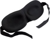 Slaapmasker Deluxe - Geblindeerd met Neusbrug - Perfecte Pasvorm - One Size - Zwart