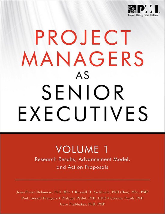 Project Managers as Senior Executives - cover