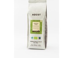 Caffè Agust Natura Equa, 100% organic, fairtrade, Co2 neutrale verpakking 3 keer 500g bonen