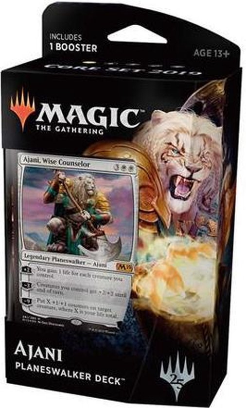 Magic the Gathering Core Set 2019 Planeswalker Deck Ajani Games