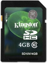 Kingston SD kaart 4 GB