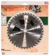 Bosch - Cirkelzaagblad STANDARD 205 x 24/20 x 2,2 mm - 40 Tanden