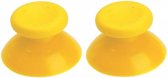 2 Stuks Thumbstick Kap voor Xbox 360 Controller - Geel
