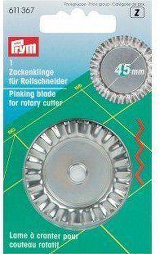 Foto: Prym reservemesje rotarycutter rolmessen gekarteld 45 mm