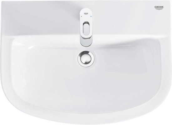 Foto: Grohe bau wastafel keramiek 60 x 44 cm wit