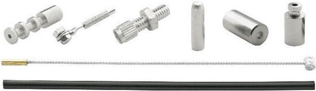 Slurf Universele versnellingskabel - zwart staal - 250 cm - 12-draads - Sturmey Archer compatibel