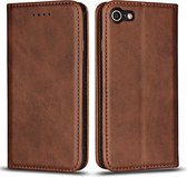 Casecentive Leren Wallet case - Portemonnee hoesje - iPhone 7 / 8 / SE 2020 bruin