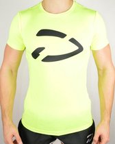 Fitness T-Shirt Logo | Fluor Geel (XL) - Disciplined Sports