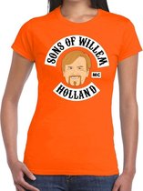 Oranje Sons of Willem t-shirt dames XXL