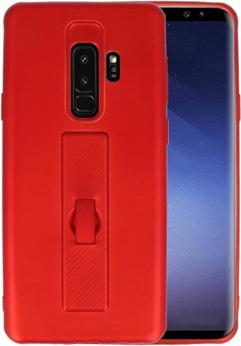 Rood Carbon serie Zacht Case hoesje voor Samsung Galaxy S8 Plus