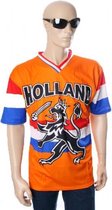 T-shirt Holland met zwarte leeuw en vlag XS