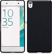 Sony Xperia XA Siliconen Hoesje Case Zwart