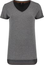 Tricorp 104006 T-Shirt Premium V Hals Dames - Stonemel - XL