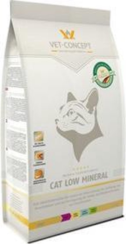 Vet-Concept Low Mineral Kat 3 kg | bol