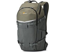 Lowepro Flipside Trek BP 350 AW - Fotorugzak - Cameravak openen via de achterkant - Grijs/Donker groen Lowepro Flipside Trek BP 350 AW - Fotorugzak - Cameravak openen via de achterkant - Grijs/Donker groen