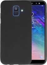 BackCover Hoesje Color Telefoonhoesje voor Samsung Galaxy A6 2018 - Zwart