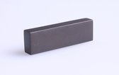 Donker bronzen meubelknop PICCOLO rechthoekig 8x50 mm