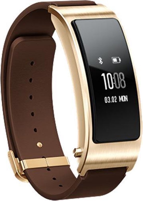 Huawei Talkband B3 Classic Fitness Bracelet Brown | bol.com
