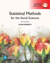 Boek cover Statistical Methods for the Social Sciences, Global Edition van Alan Agresti (Paperback)
