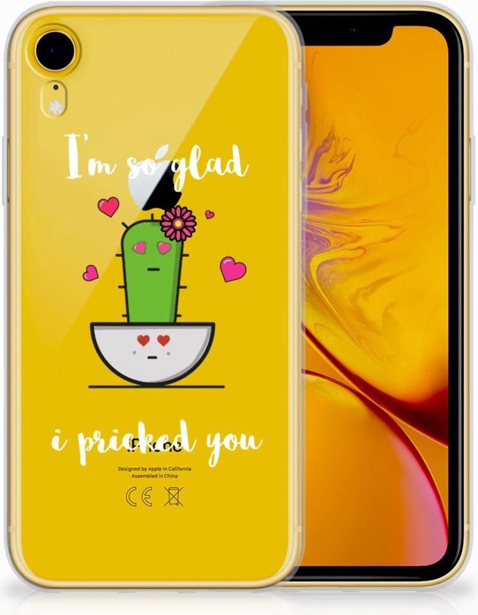 Apple iPhone Xr Telefoonhoesje met Naam Cactus Glad