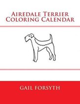 Airedale Terrier Coloring Calendar