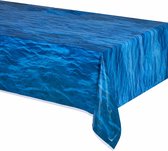 UNIQUE - Plastic tafelkleed oceaangolven print - Decoratie > Tafelkleden, placemats en tafellopers