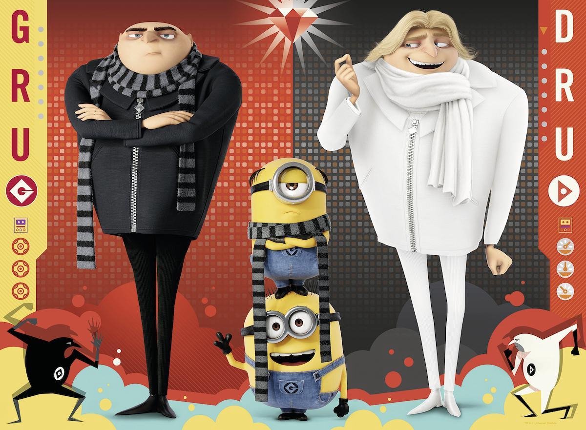 Ravensburger Puzzle 100 p XXL Gru, Dru et les Minions / Moi, moche et méchant 3 bol.