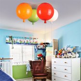 Ballonlamp plafond 30CM Rood